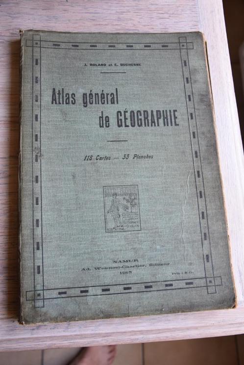 Atlas général de géographie 1913, Boeken, Atlassen en Landkaarten, Gelezen, Overige atlassen, Wereld, 1800 tot 2000, Ophalen of Verzenden