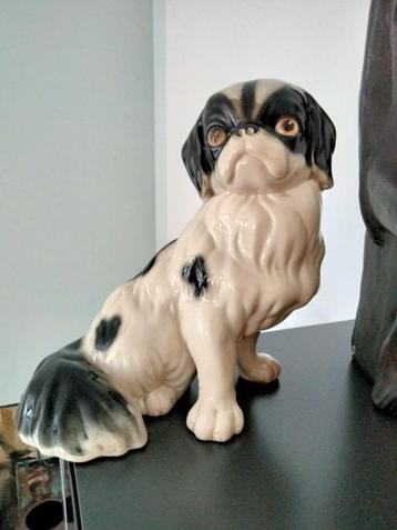 60s vintage keramiek beeld Cavalier King hond