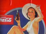 Coca-Cola dienblad met retro reclame 1, Verzamelen, Ophalen of Verzenden, Zo goed als nieuw, Gebruiksvoorwerp