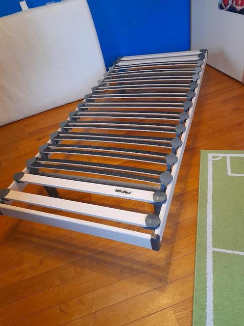 Sommier Lattoflex ORIGINAL avec pieds, Huis en Inrichting, Slaapkamer | Matrassen en Bedbodems, Gebruikt, Bedbodem, 90 cm, 200 cm
