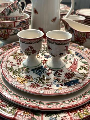 Coquetier neuf «Jardin Imaginaire» Faïencerie Gien France beschikbaar voor biedingen