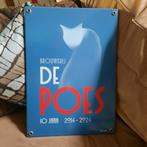 Emaillebord Brouwerij De Poes ( gelimiteerd 100 stuks ) ., Ophalen of Verzenden, Nieuw