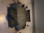 King Size bed, Huis en Inrichting, Slaapkamer | Bedden, 180 cm, Gebruikt, Bruin, Metaal