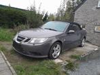 Saab 9 3 cabrio 179 pk automaat navi, Autos, Cuir, Cabriolet, Noir, 2 portes