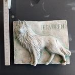 Pancarte en pierre blanche pour chien de Tervuren, Utilisé, Enlèvement ou Envoi