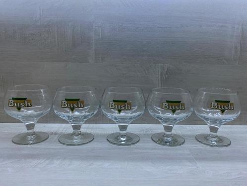 04/ Lot de 13 verres à Bush 25cl H.12cm Diam. au col 8,5 cm, Collections, Verres & Petits Verres, Comme neuf, Verre à bière, Enlèvement ou Envoi