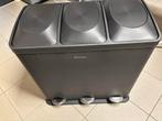 Grote pedaal-vuilbak HOMRA met 3 compartimenten, Ophalen, Gebruikt
