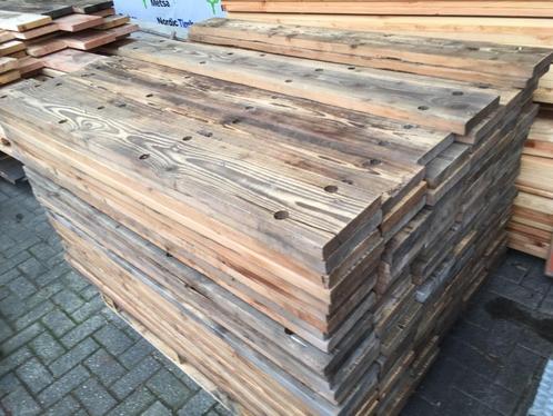 Oude Haven planken in grenen of hardhout, meubel, bloembak, Tuin en Terras, Palen, Balken en Planken, Gebruikt, Planken, 180 tot 250 cm