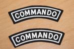 ABL paar "Titels" Commando., Verzamelen, Embleem of Badge, Landmacht, Verzenden