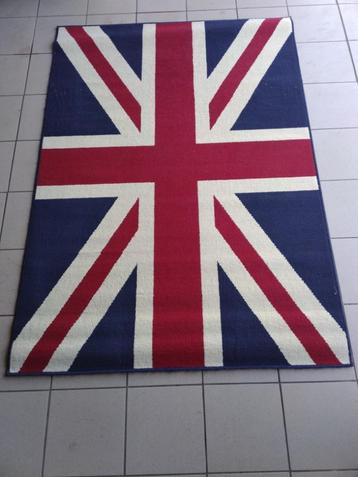 Tapis décoratif motif drapeau anglais Union Jack 140 x200 cm