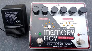 Electro-Harmonix Deluxe Memory Boy (analoge delay, Tap Tempo