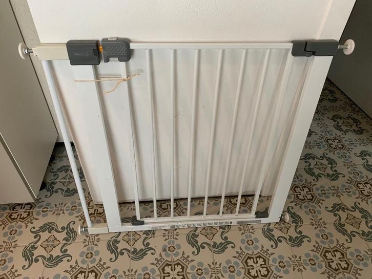 Veiligheidshekje, deurhekje, traphekje, Kinderen en Baby's, Traphekjes, Gebruikt, Klemhekje, Metaal of IJzer, minder dan 100 cm