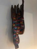 Sculpture en bois brésilienne vintage, Enlèvement