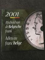 België: jaarset 2001 in FDC in originele blister, Postzegels en Munten, Munten | België, Verzenden, Setje
