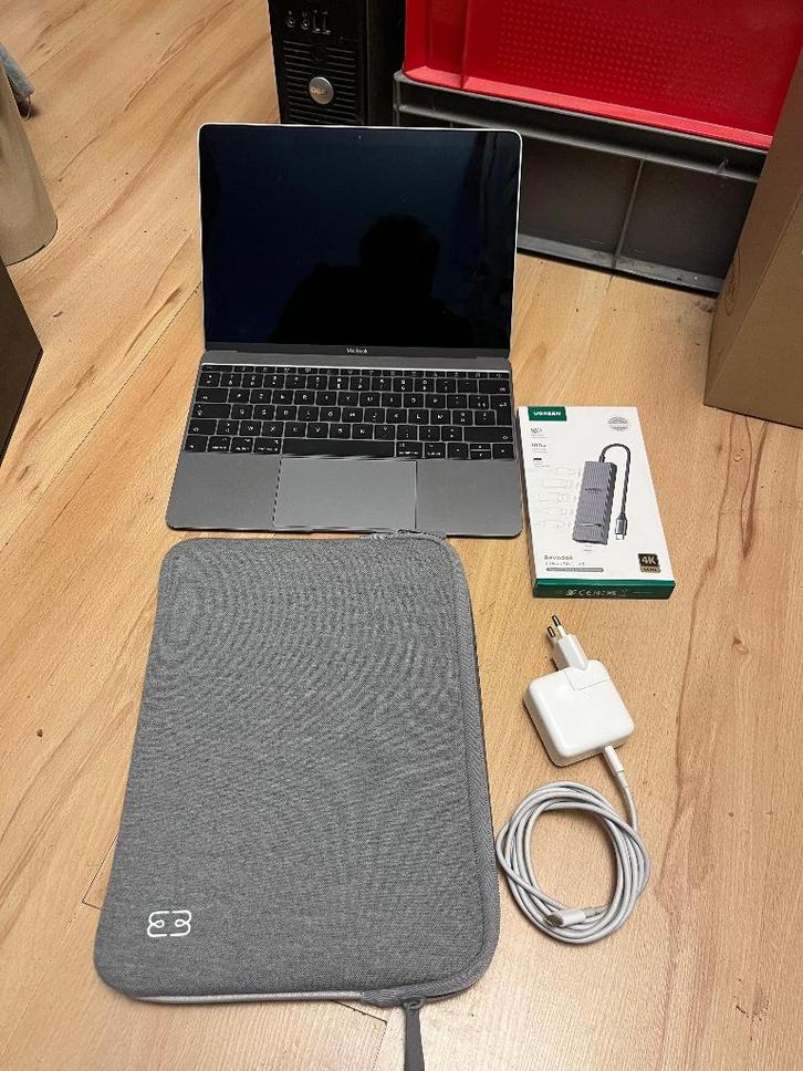 macbook retina 12', Informatique & Logiciels, Apple Macbooks, Utilisé, MacBook, 12 pouces, Moins de 2 Ghz, 256 GB, 8 GB, Azerty