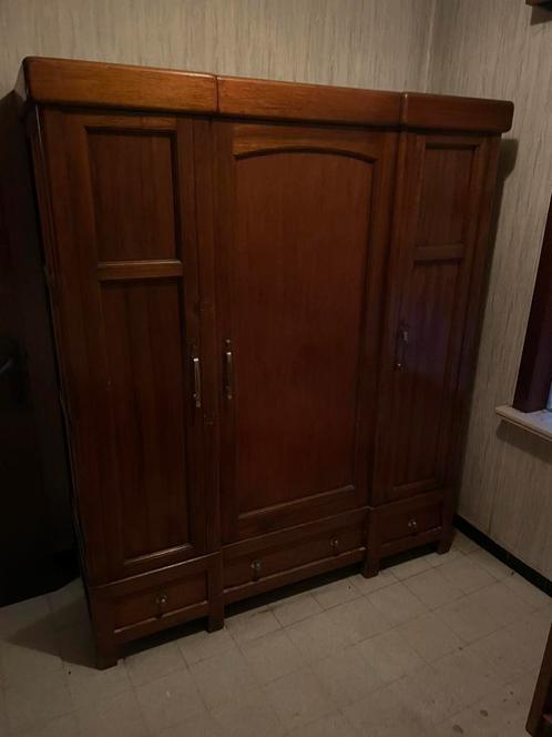 kleerkast, Huis en Inrichting, Kasten | Kleerkasten, Gebruikt, 150 tot 200 cm, 150 tot 200 cm, Met lade(s), Met deur(en), Met plank(en)