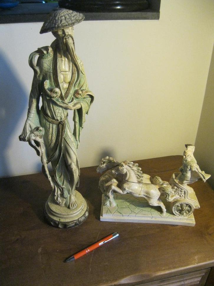 Statues décoratives en polystone, Collections, Statues & Figurines, Comme neuf, Enlèvement ou Envoi