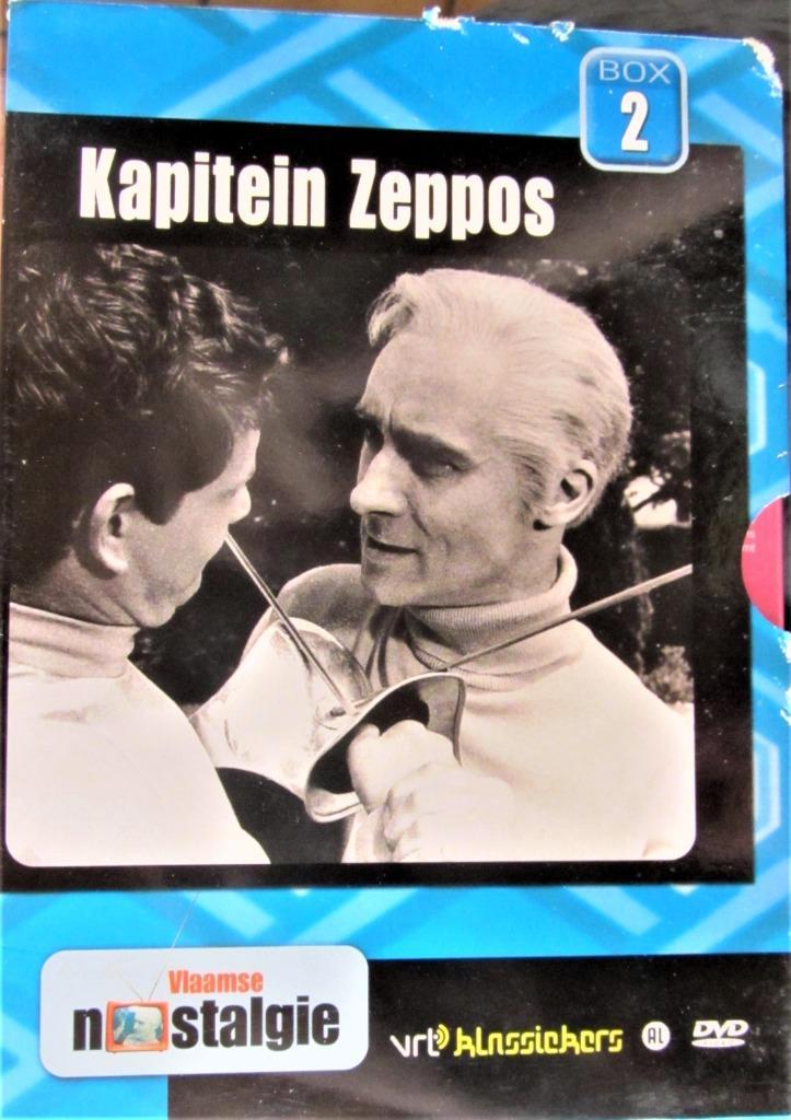 DVD BOX 2- VLAAMSE KLASSIEKERS- KAPITEIN ZEPPOS (3 DVD'S), Cd's en Dvd's, Dvd's | Nederlandstalig, Zo goed als nieuw, Tv fictie
