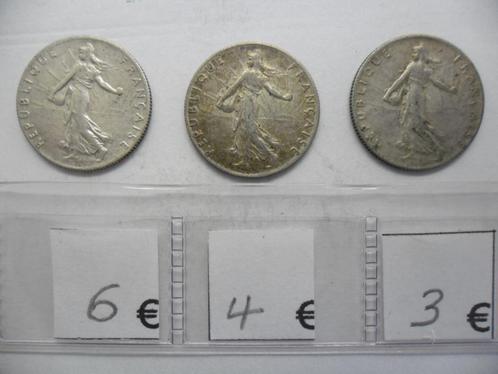 Monnaie argent 50 centimes 1915 France au choix !, Postzegels en Munten, Munten | Europa | Niet-Euromunten, Losse munt, Frankrijk