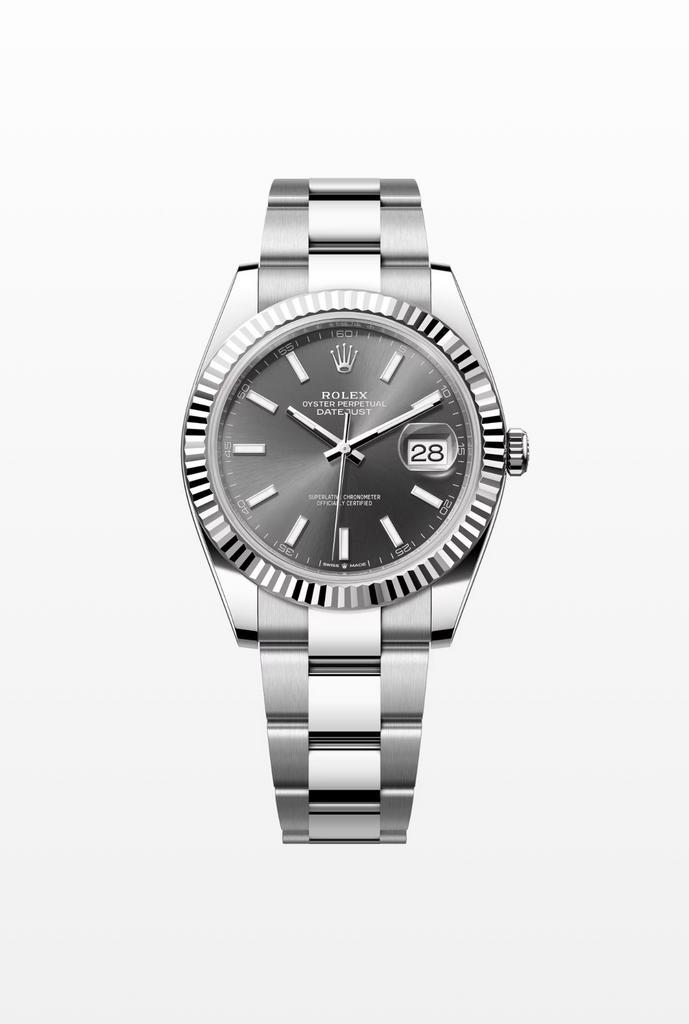 Rolex Datejust 41, Handtassen en Accessoires, Horloges | Heren, Zo goed als nieuw, Rolex, Staal, Ophalen
