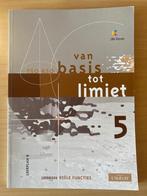 Van Basis Tot Limiet, Livres, Livres scolaires, Comme neuf, Secondaire, Mathématiques B, Enlèvement
