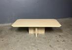 Vintage travertin salontafel mid century, Ophalen, Gebruikt, Mid century klassiek marmer Hollywood Regency vintage