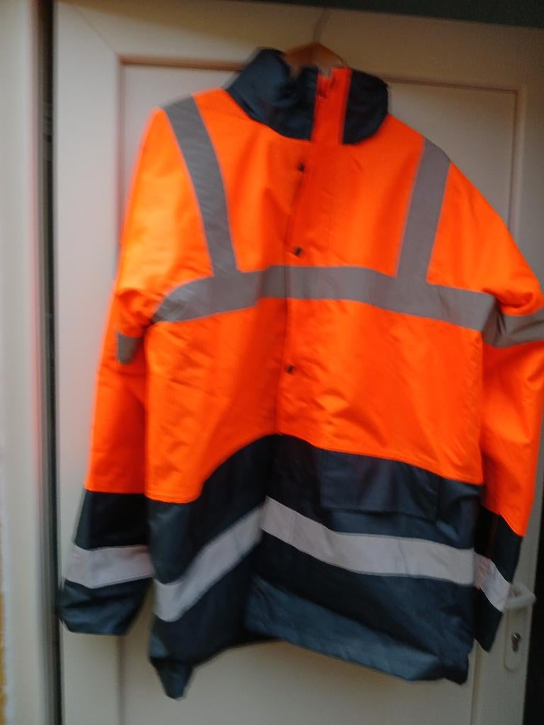 Veiligheidsjas oranje, Ophalen, Nieuw, Heren, Jas