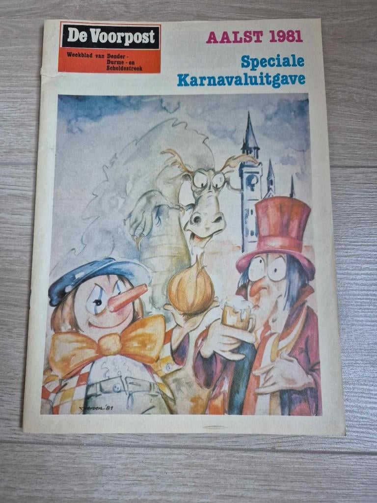 Karnaval Aalst uitgave De Voorpost 1981, Enlèvement ou Envoi