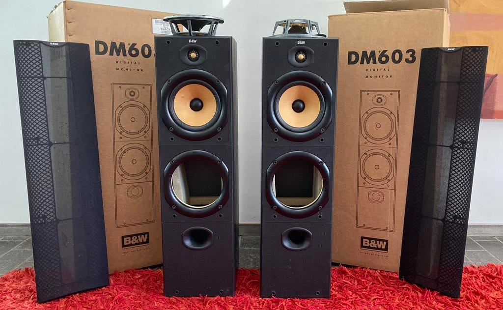 B&W - DM 603, TV, Hi-fi & Vidéo, Enceintes, 60 à 120 watts, Enlèvement, Utilisé, Bowers & Wilkins (B&W)