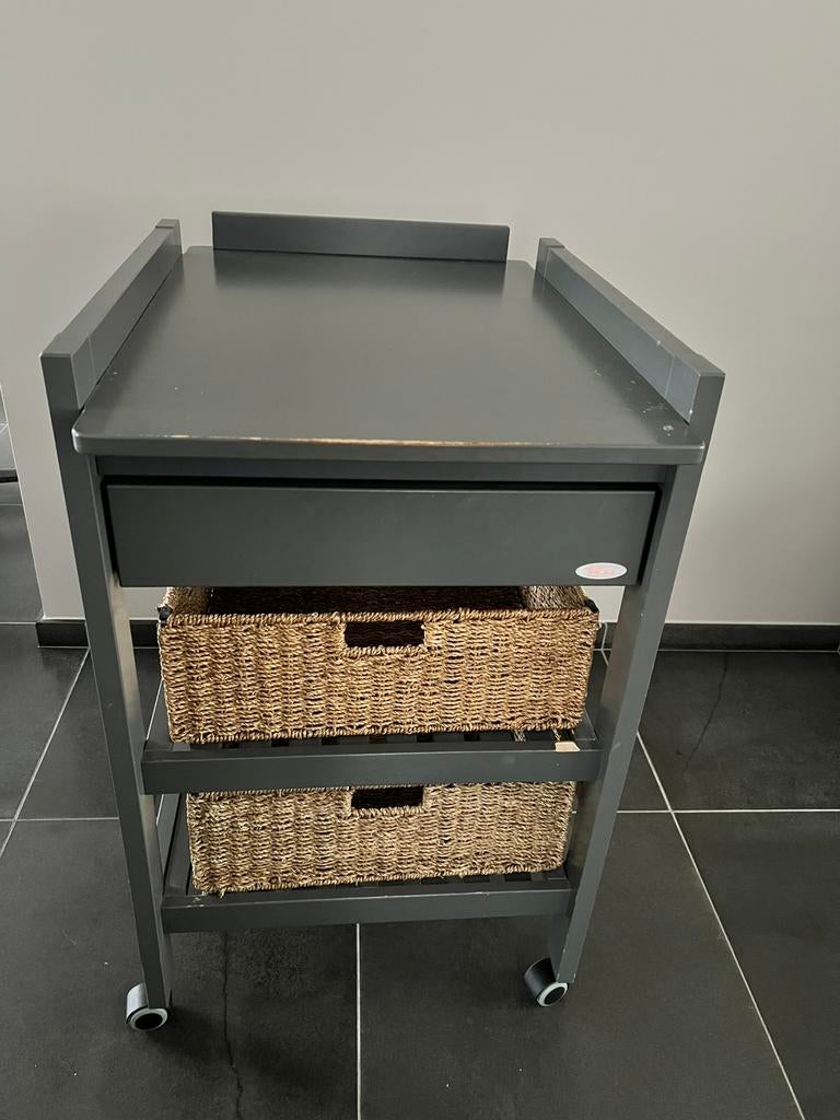 Verzogingstafel met verschoonkussen, 3 ou 4 tiroirs, Moins de 100 cm, Enlèvement, Utilisé