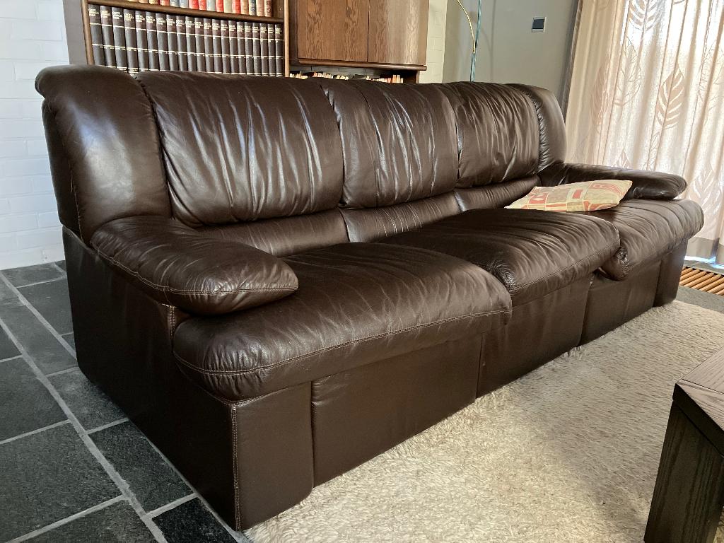 Sièges en cuir, 75 à 100 cm, Banc droit, Enlèvement, Utilisé