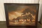Grootte schilderij  met hoeve landschap, Ophalen