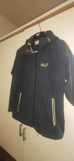 Regenjas Dames, Jack Wolfskin, donkerblauw, maat M, Caravans en Kamperen, Regenkleding, Ophalen of Verzenden, Gebruikt, Regenjas