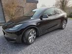 Tesla Y Long Range Dual Motor 520pk + trekhaak, Auto's, 378 kW, Zwart, Zwart, Leder