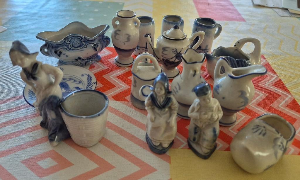 Delfts blauw miniatuur, Antiek en Kunst, Ophalen