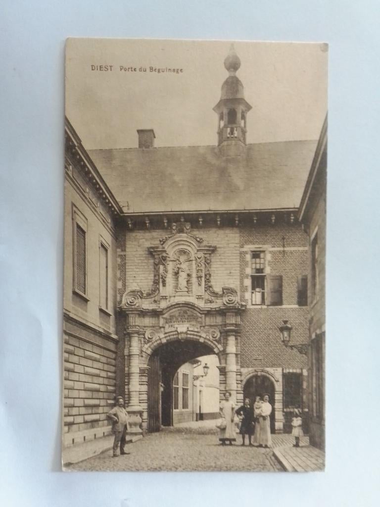 DIEST PORTE DU BEGUINAGE, Collections, Cartes postales | Belgique, Envoi, Avant 1920, Non affranchie, Brabant Flamand