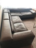 lederen hoeksalon Jori, Huis en Inrichting, Ophalen, Gebruikt, Hoekbank, Leer