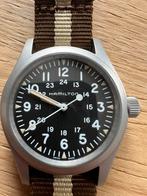 Hamilton Khaki Field Mechanical 38mm + 2 bandjes, Ophalen, Zo goed als nieuw