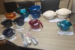 Tupperware microplus en microcook, Huis en Inrichting, Keuken | Tupperware, Ophalen of Verzenden, Gebruikt, Crème, Bak of Kom