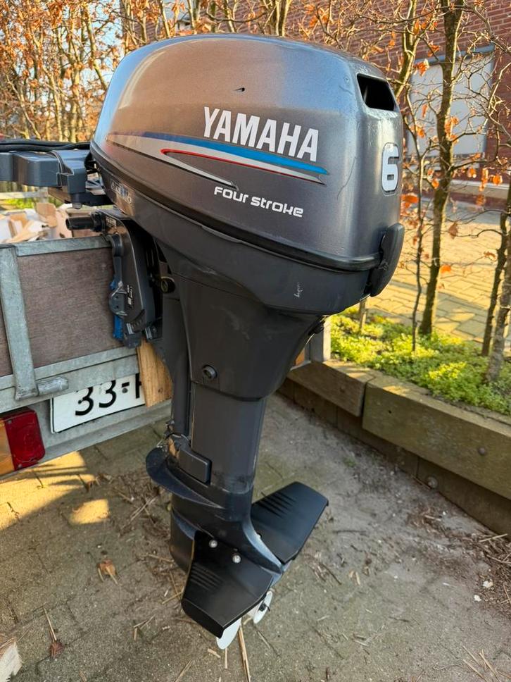 Yamaha 6pk 4takt langstaart, Sports nautiques & Bateaux, Moteurs Hors-bord & In-bord, Utilisé, Essence, Moteur hors-bord, 5 à 10 ch