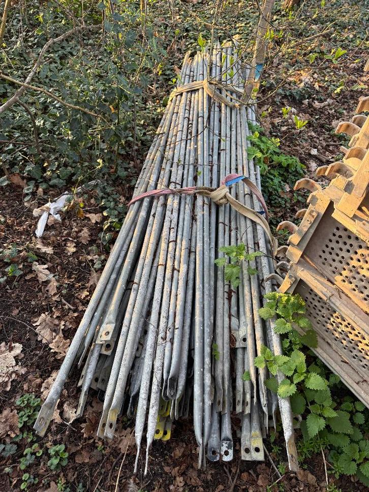 stelling, Doe-het-zelf en Bouw, Steigers, Gebruikt, Gevelsteiger, 5 meter of hoger, Ophalen