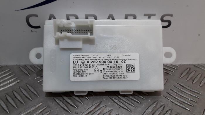 Module keyless vehicle van een Mercedes E-Klasse, Gebruikt, -, Ophalen of Verzenden, -