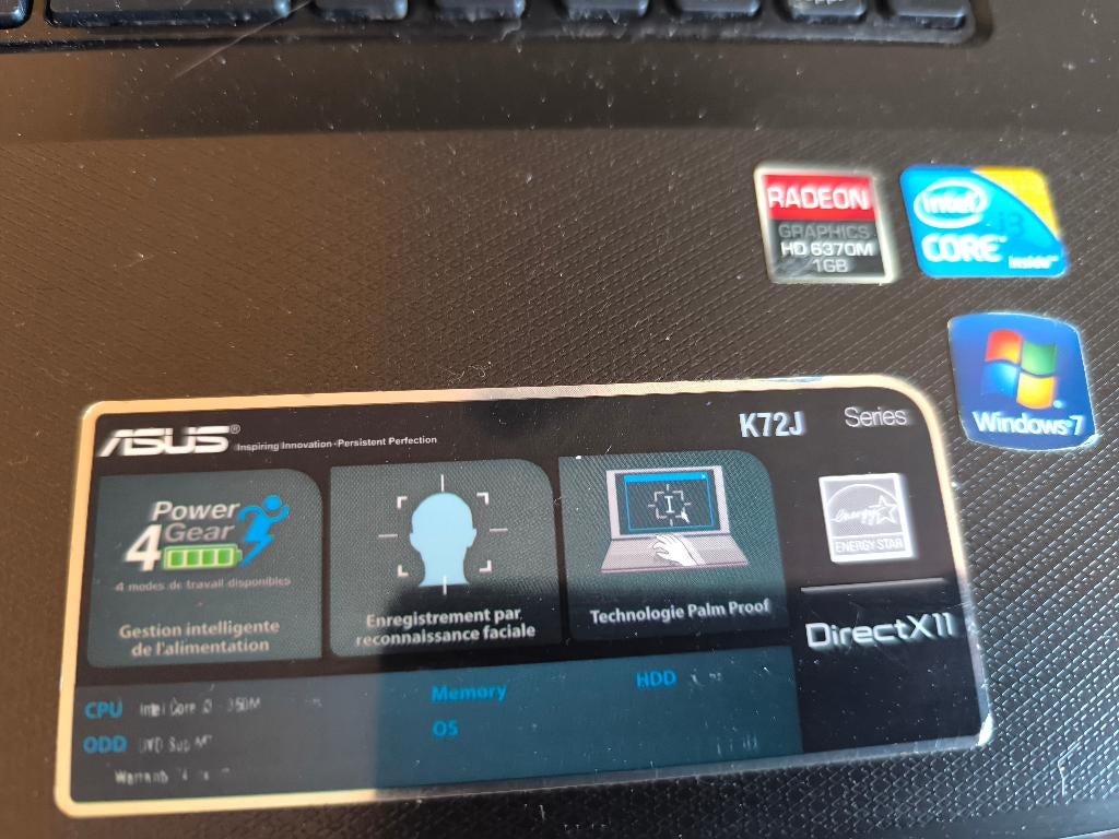 pc portable a reparer, Informatique & Logiciels, Ordinateurs portables Windows, Utilisé, 17 pouces ou plus, HDD, 2 à 3 Ghz, 4 GB