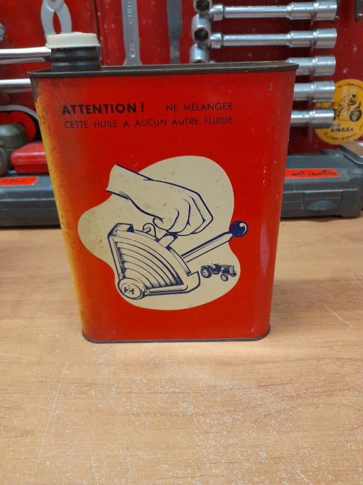 ancien bidon huile vide mc cormick tracteur, Collections, Marques & Objets publicitaires, Utilisé, Autres types, Envoi