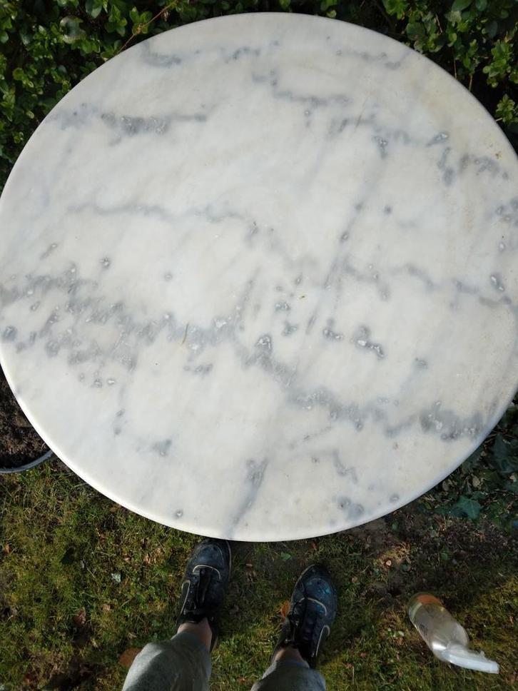 Oud ijzeren bistrotafeltje, Tuin en Terras, Tuinbeelden, Ophalen