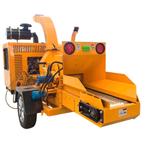 Houtversnipperaar met 54 Pk dieselmotor met transportband, Enlèvement