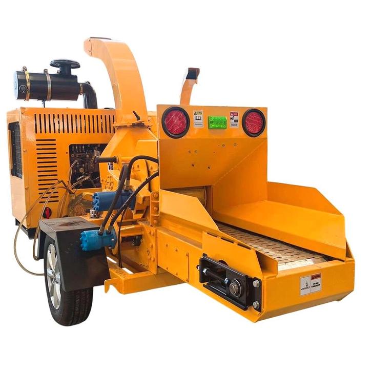 Houtversnipperaar met 54 Pk dieselmotor met transportband, Jardin & Terrasse, Fendeuses, Enlèvement