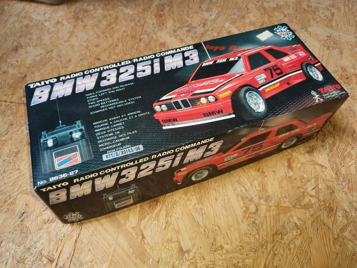 Taiyo bmw 325i m3 e30 vintage 80s, Hobby en Vrije tijd, Modelbouw | Radiografisch | Auto's, Ophalen