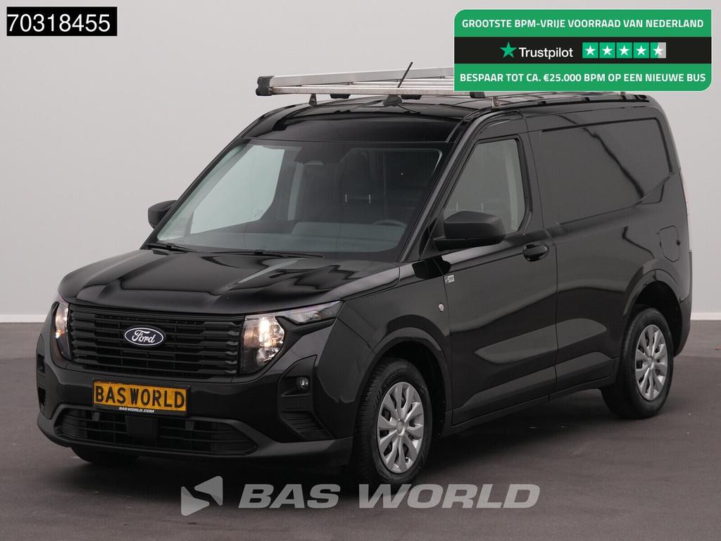 Ford Transit Courier 100pk Benzine L1H1 Airco Cruise Imperia, Auto's, Stof, Gebruikt, Euro 6, Zwart