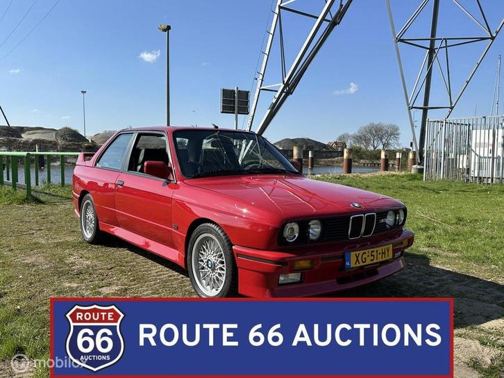 BMW M3 | 1989 | Route 66 Auctions, Auto's, Oldtimers, Bedrijf, Te koop, BMW, Benzine, Overige carrosserie, Handgeschakeld, Zwart